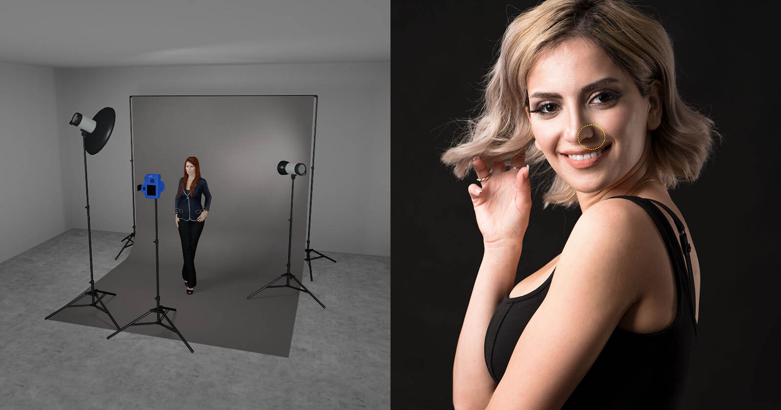What is Loop Lighting and How to Use It for Portrait Photos