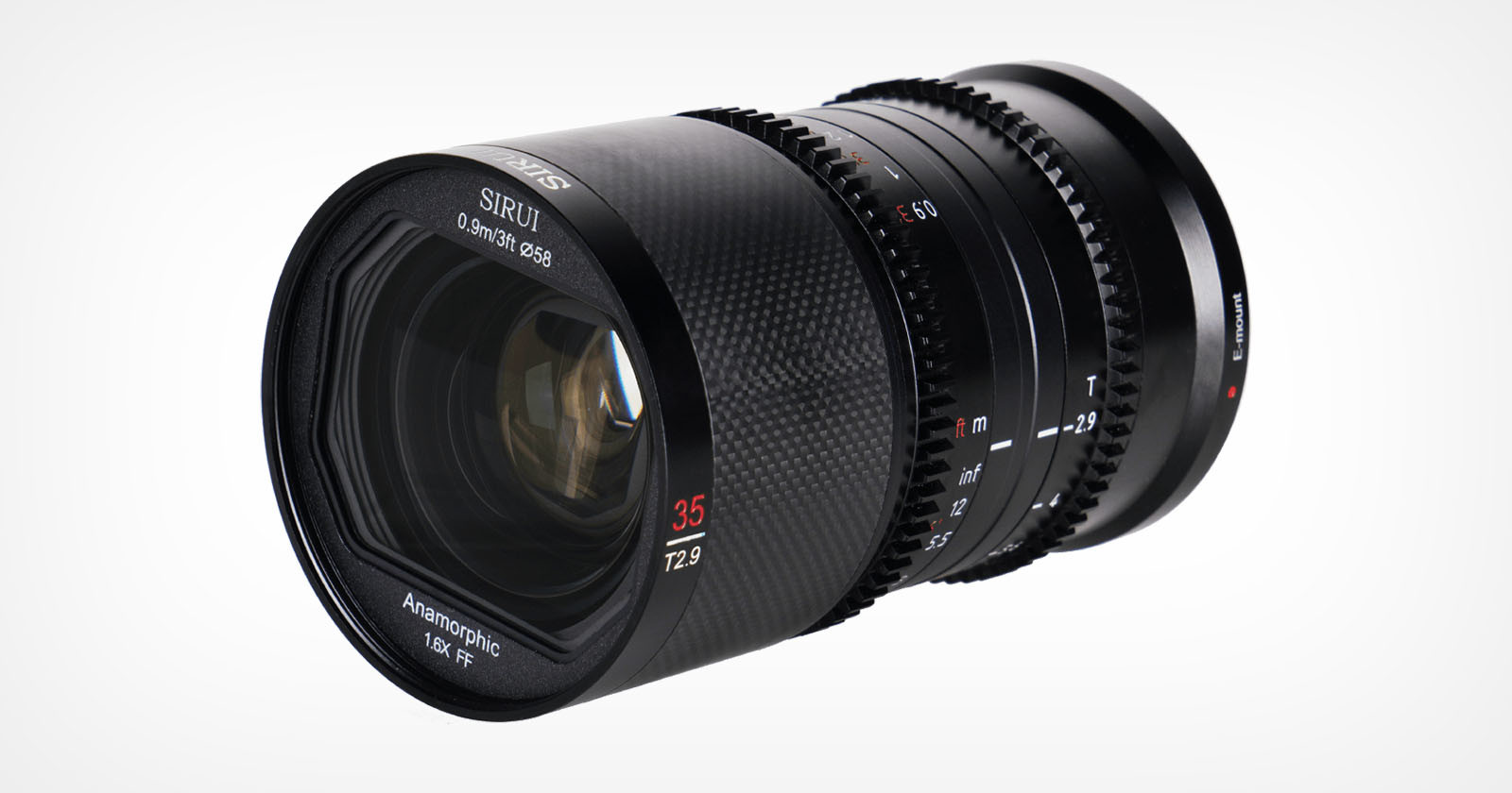 Siruis 35mm Anamorphic Lens is Worlds Smallest for Full-Frame