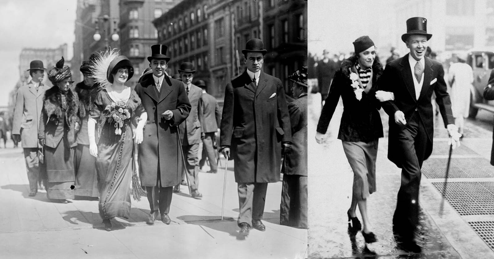 Historic Photos of New York Socialites Attending the Easter Parade