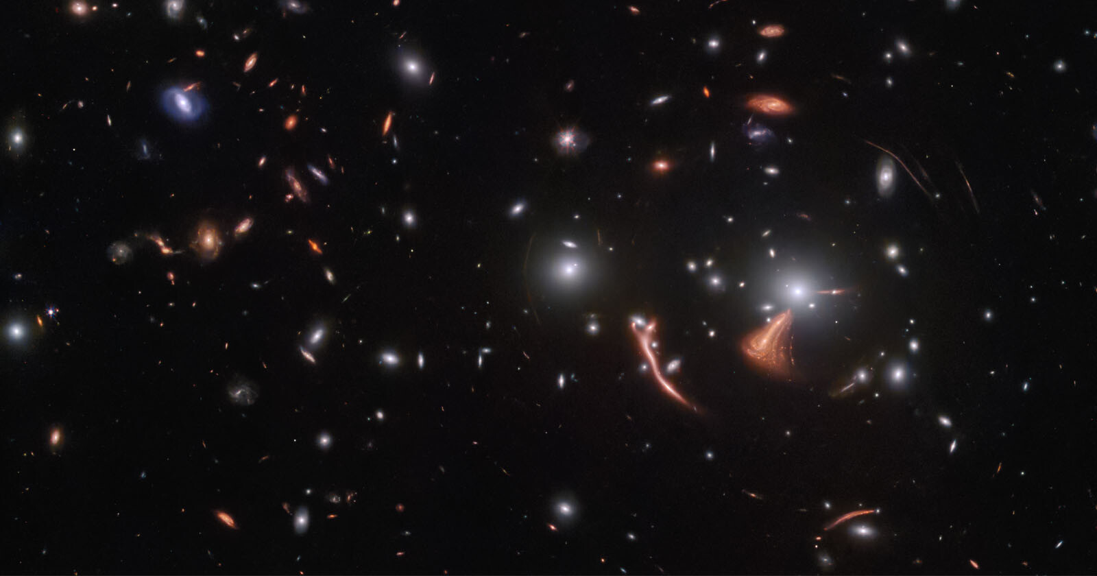 Webbs Cosmic Seahorse Photo Shows Gravity Bending Spacetime