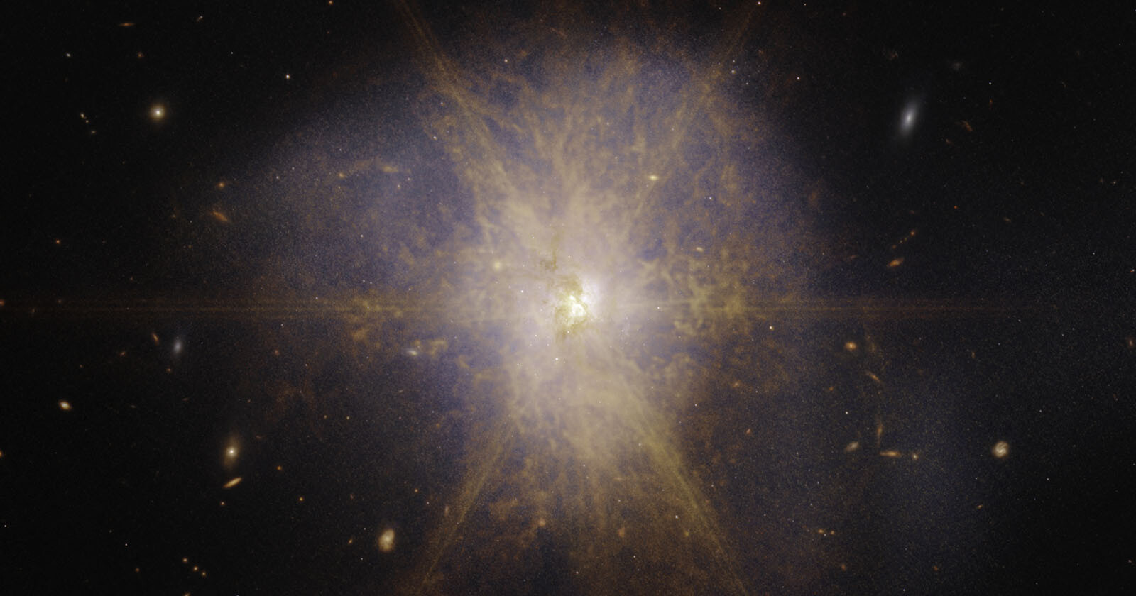 Webb Captures Star-Forming Galactic Merger Brighter Than 1 Trillion Suns