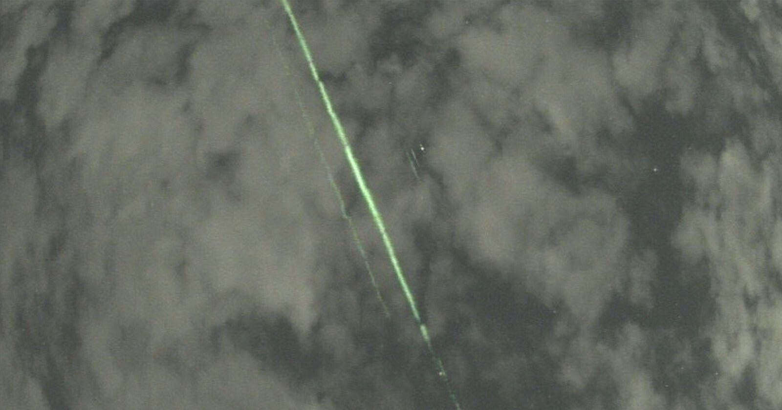 Astronomer Captures NASAs Mysterious Green Laser Beams