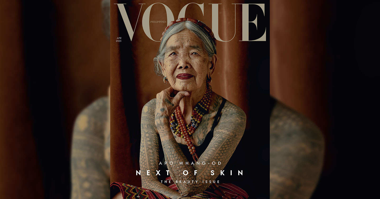  tattooed 106-year-old becomes vogue oldest ever cover model 