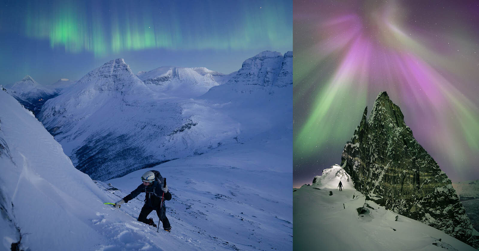  how climbed iconic norwegian mountain epic aurora 