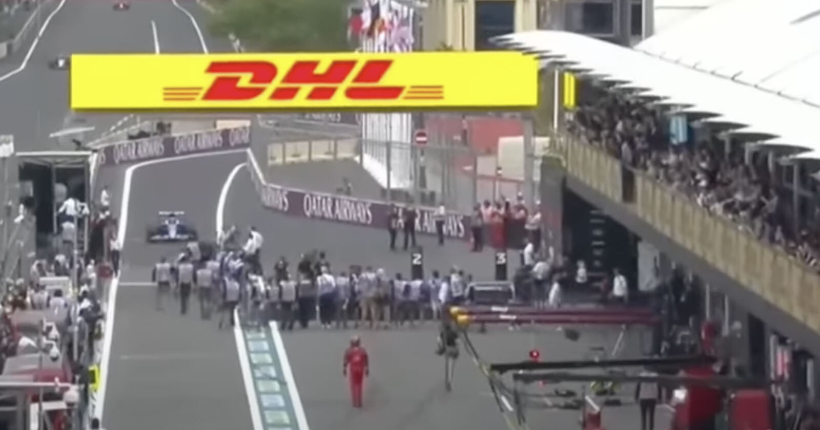 Group of Photographers Nearly Mowed Down During the F1 Grand Prix