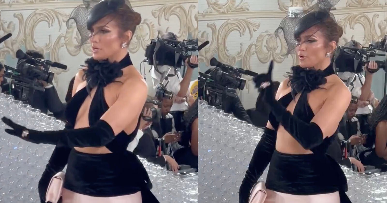 Jennifer Lopez Directs Photographer on How Best to Shoot Her at Met Gala