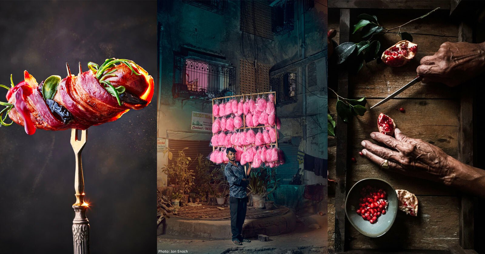 Portrait of a Cotton Candy Seller Wins Food Photographer of the Year