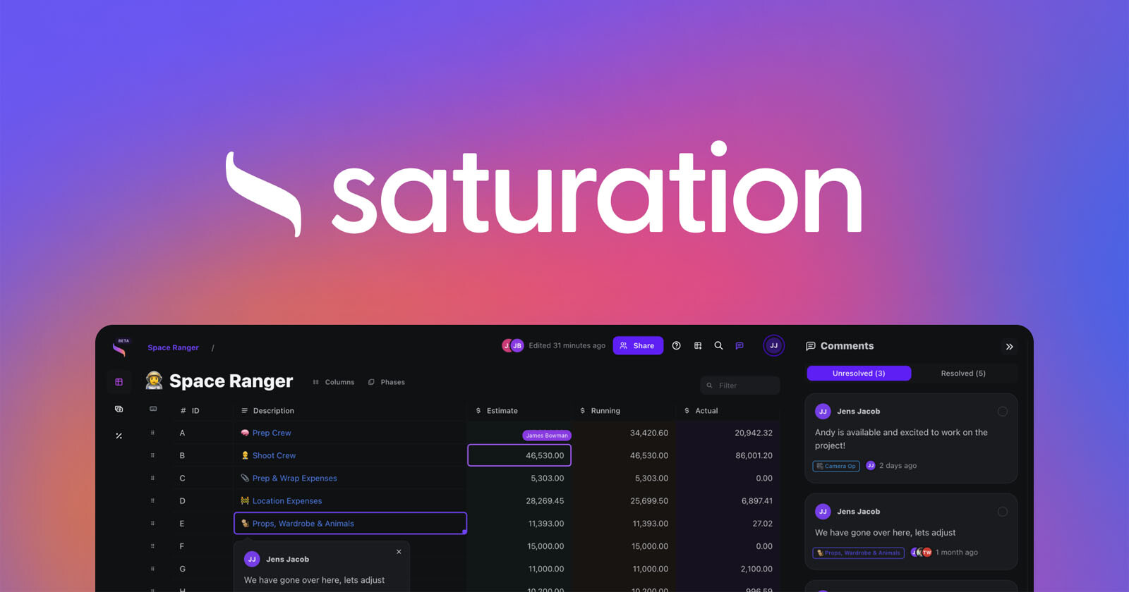Saturation.io Aims to Help Photo and Film Pros Manage Their Finances