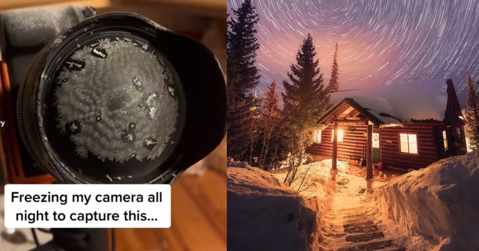  photographer freezes his camera overnight stunning timelapse 