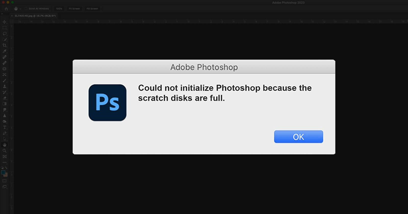  how fix photoshop scratch disk full errors 