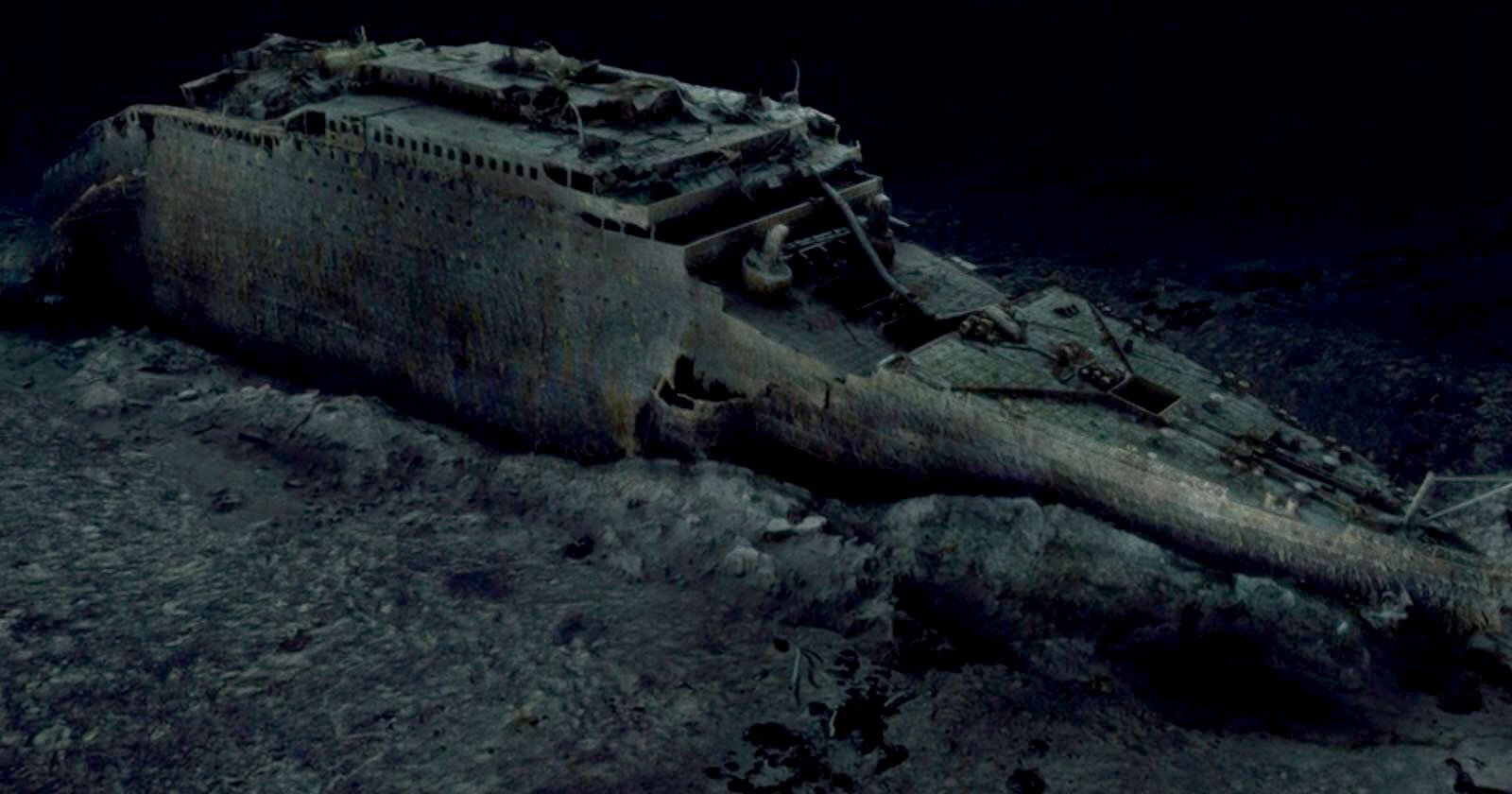  first full-sized scans titanic reveal shipwreck unprecedented detail 