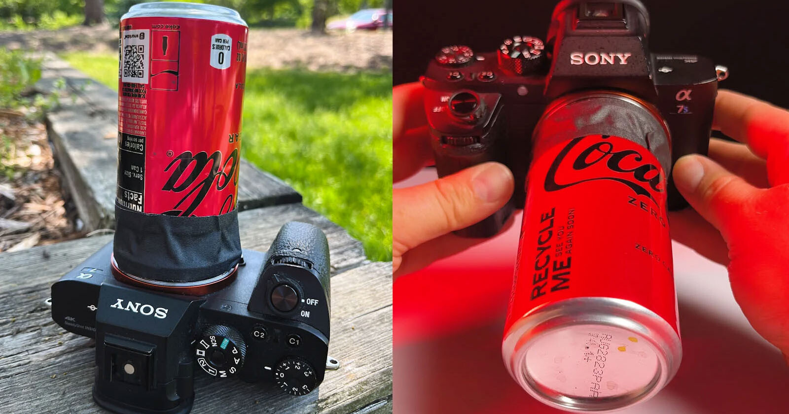Fun DIY Pinhole Lens Requires a Soda Can, Tape, and a Simple Lens Adapter