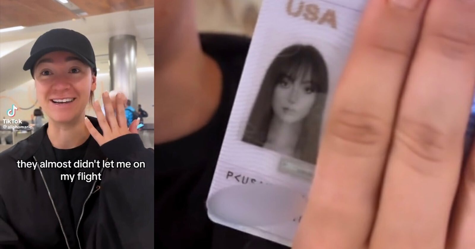  influencer nearly barred from flight because hot passport 
