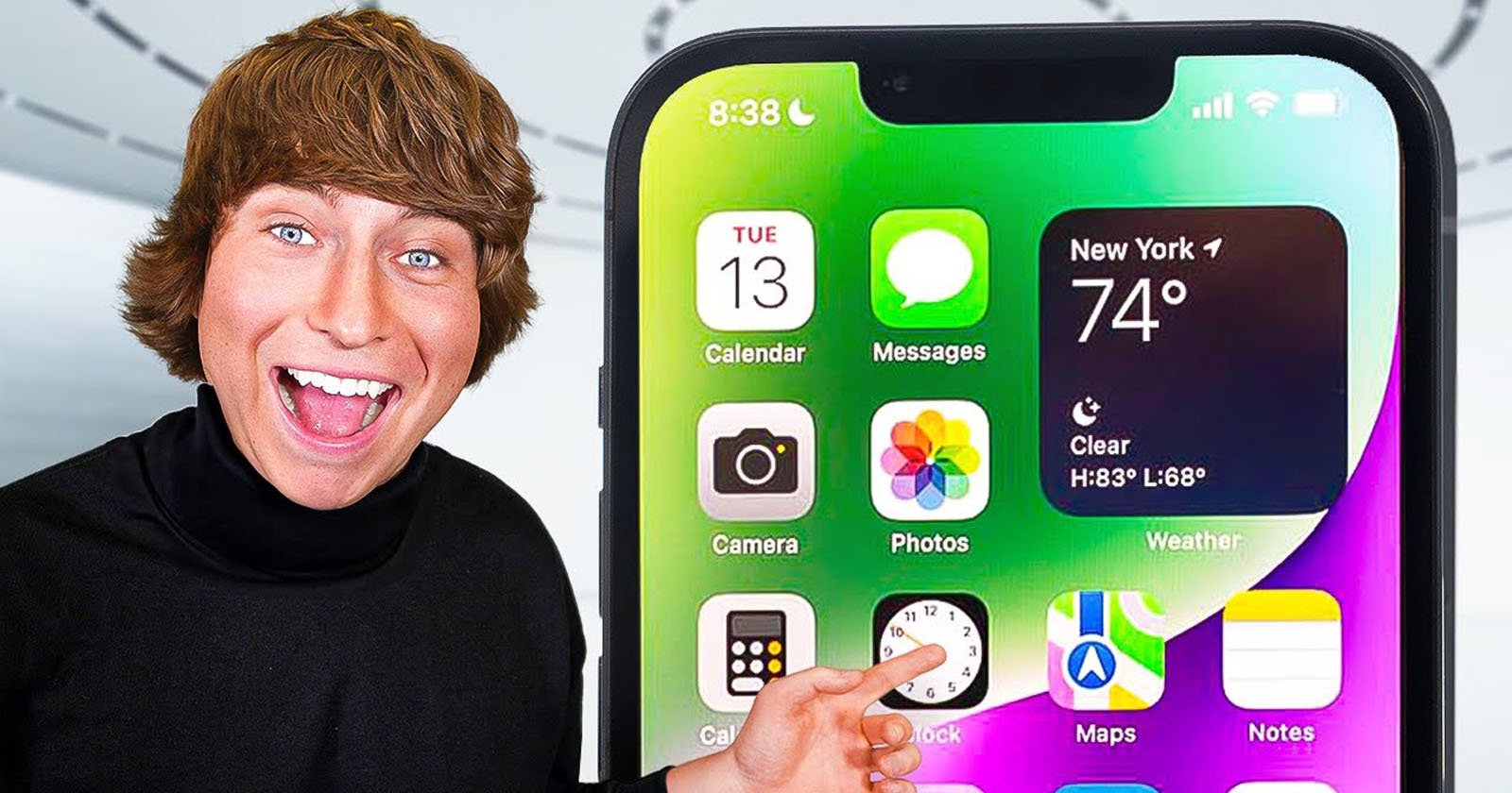  youtuber builds massive 7-foot tall fully functional iphone 