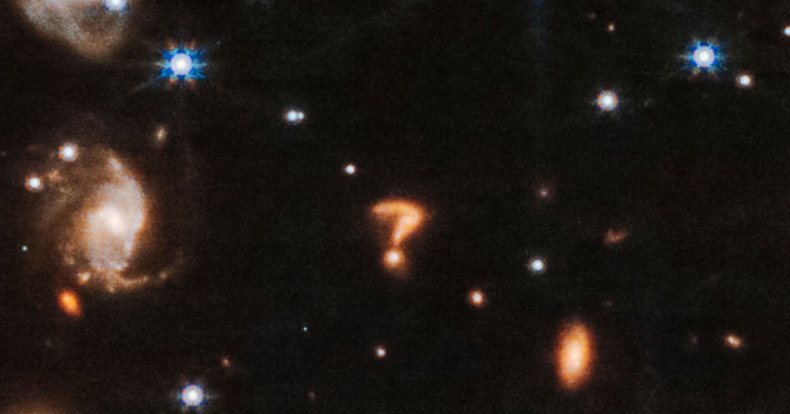 Scientists Explain Cosmic Question Mark That Puzzled the Internet