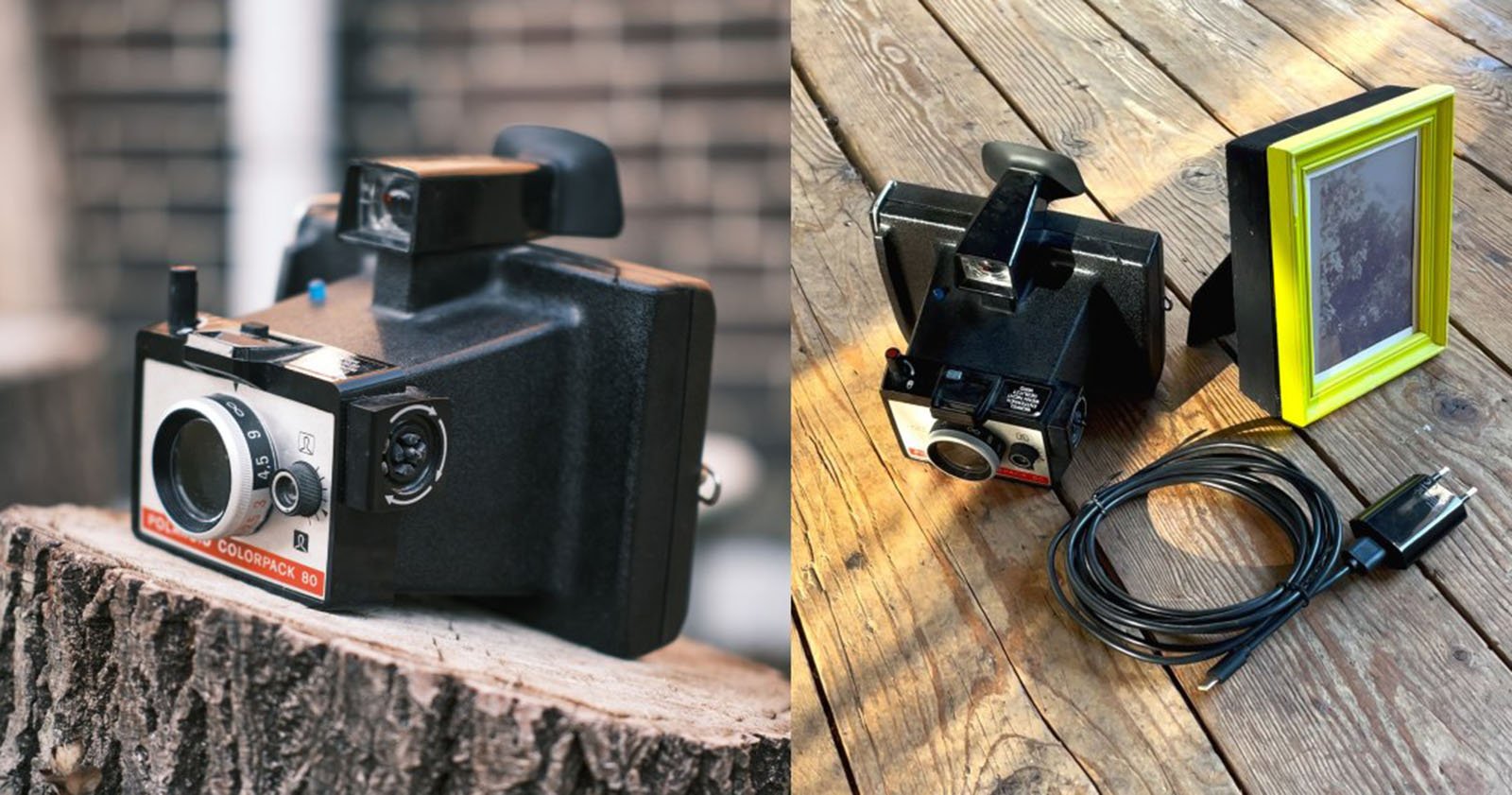  custom polaroid land camera delivers instant photos over 