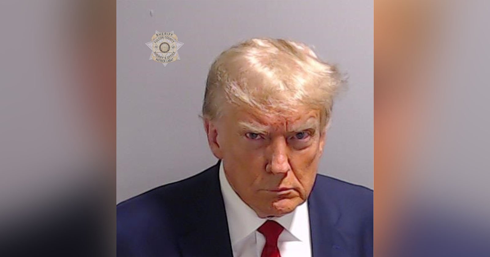 This is Former President Donald Trumps Mug Shot