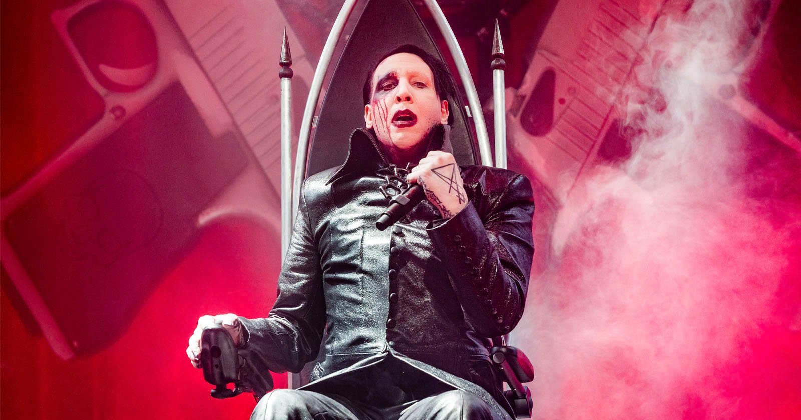 Marilyn Manson Fined for Spitting and Blowing His Nose on Camerawoman