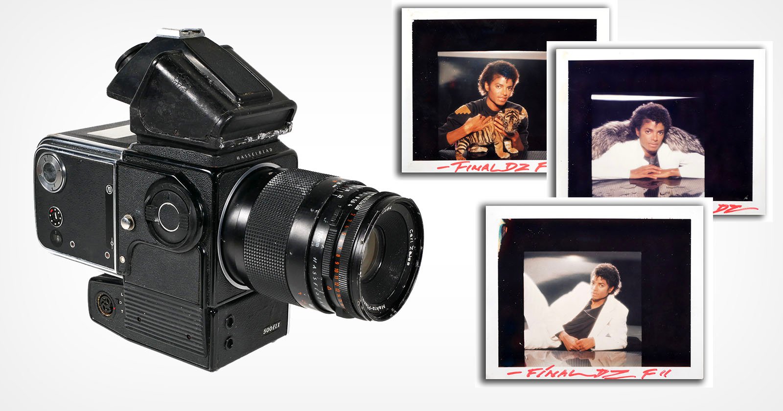 Michael Jackson Thriller Polaroid Test Shots and Camera Are Up for Sale