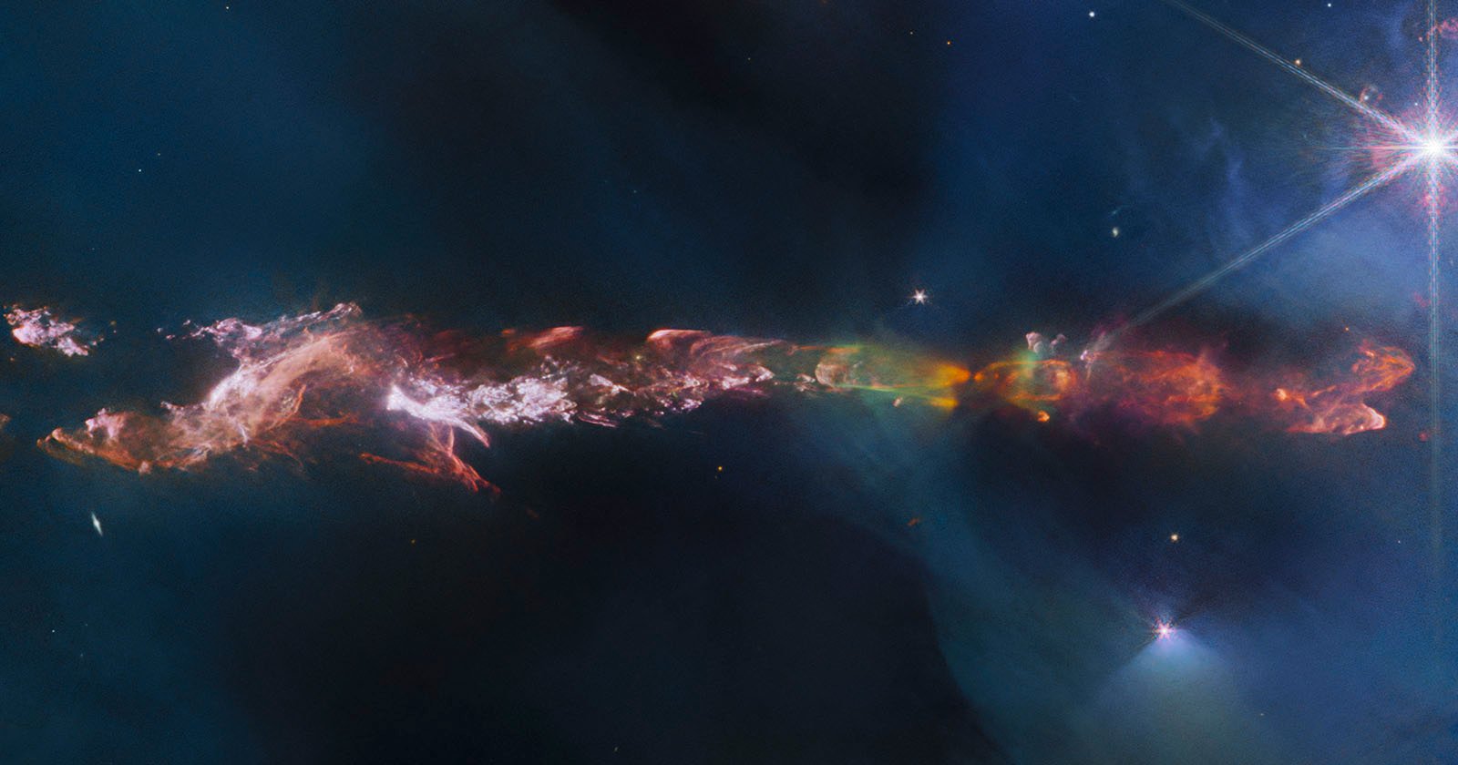Gaze Upon Webbs Latest Photo of a Colorful Stellar Nursery