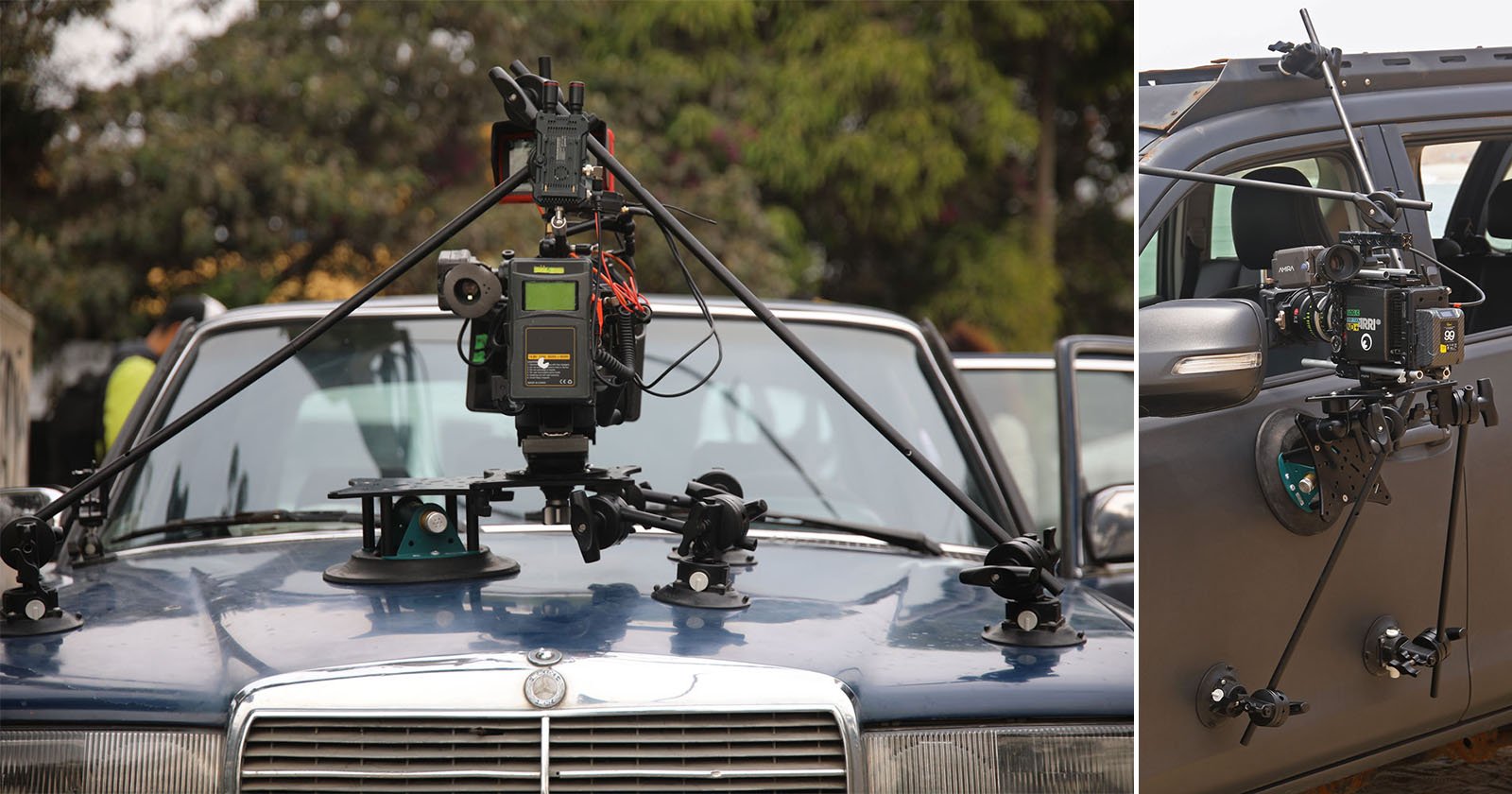 The RigWheels Kraken is an All-in-One Car Mount for Pro Video Production