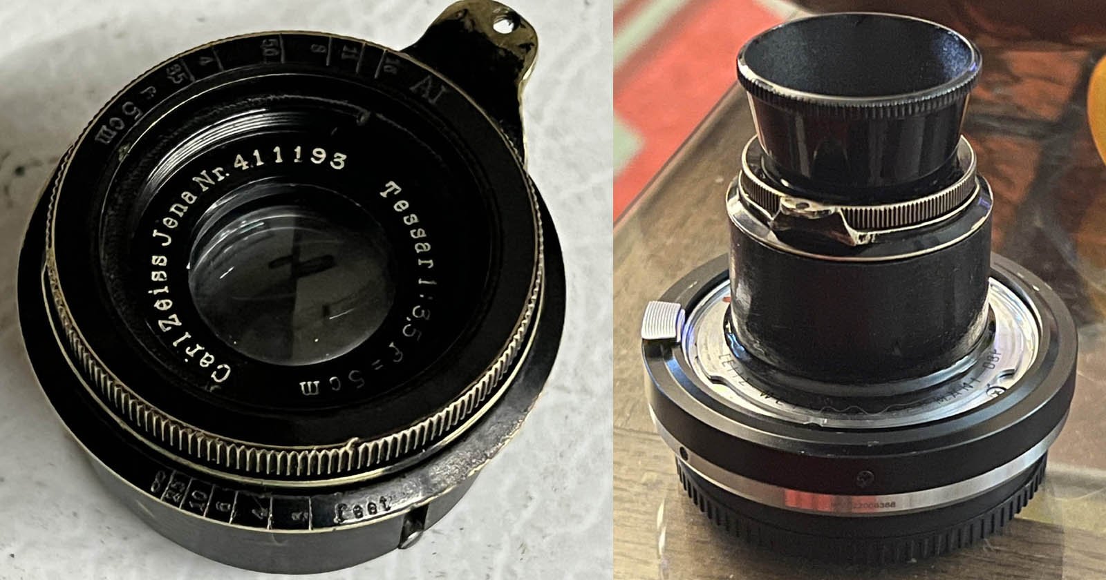  converting 103-year-old zeiss lens autofocus m-mount 