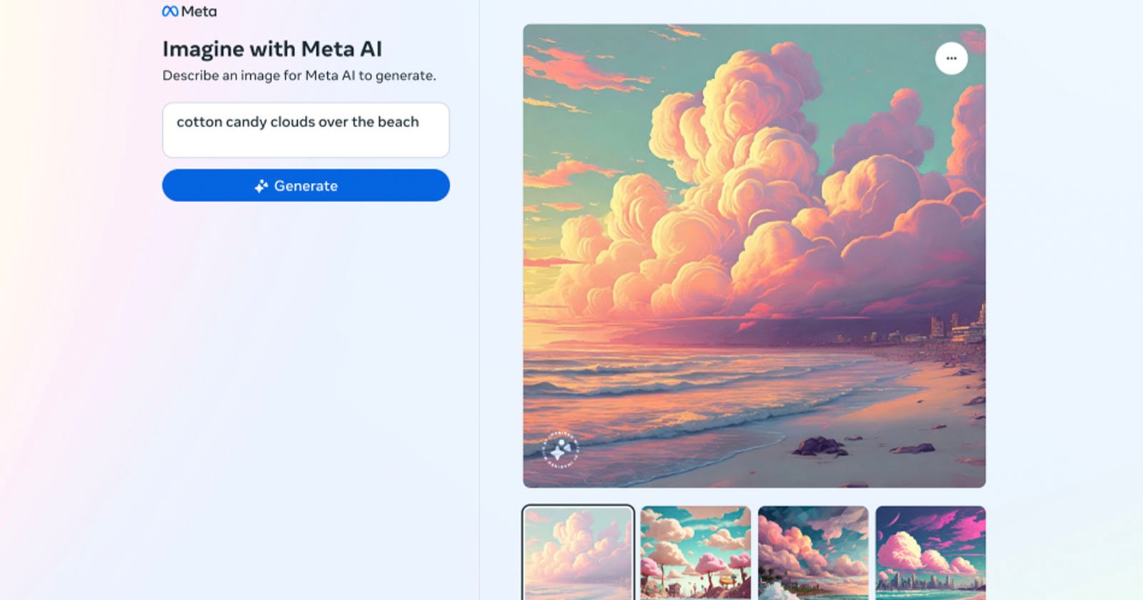 Meta Launches a Standalone AI Image Generator