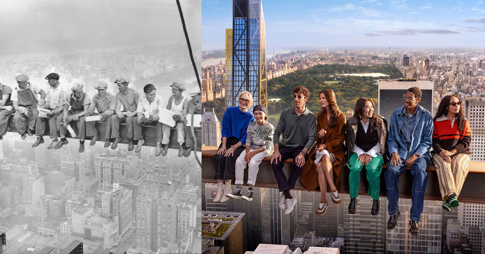  york attraction recreates famous construction worker photo 