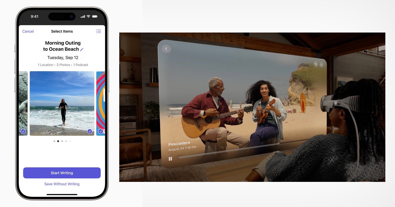 Apple Releases Photo Journal App and Spatial Video Support in iOS Update