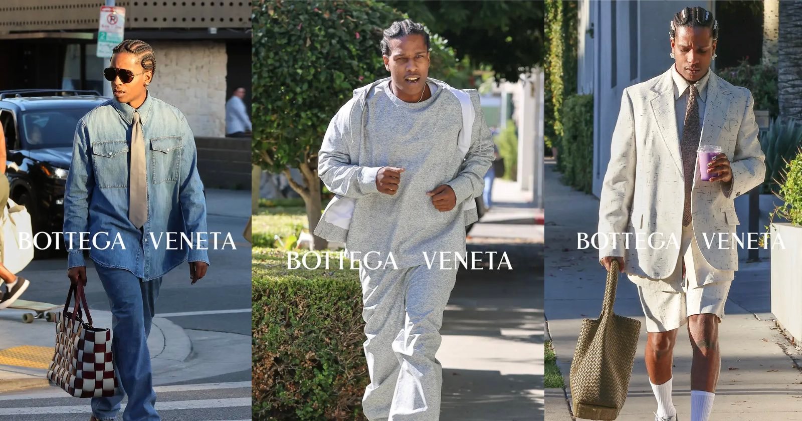 Bottega Veneta Licenses Paparazzi Photos of A$AP Rocky For Campaign