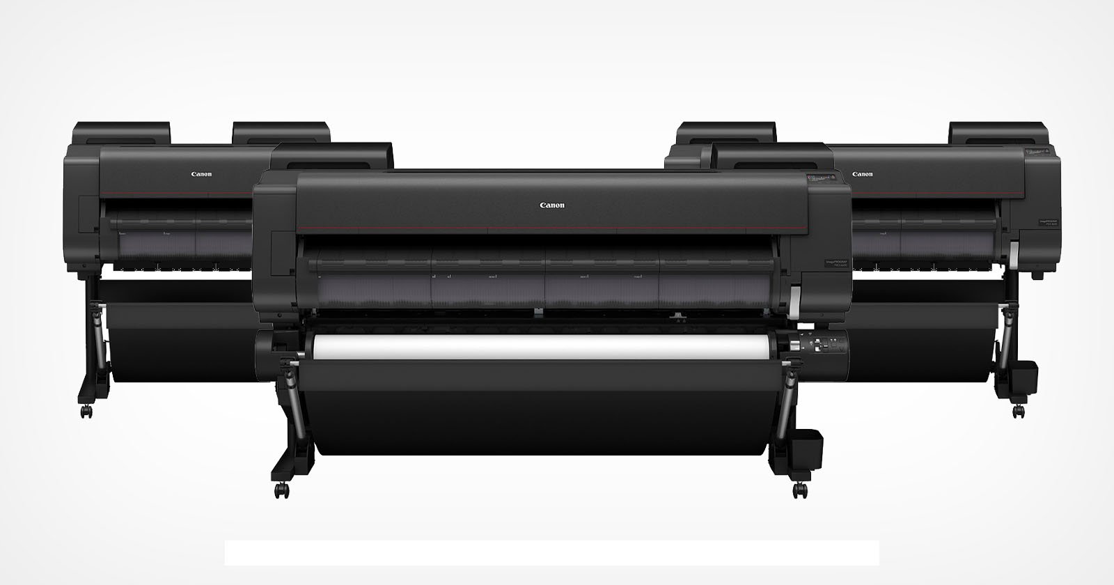  canon adds three 11-color printers its large-format series 