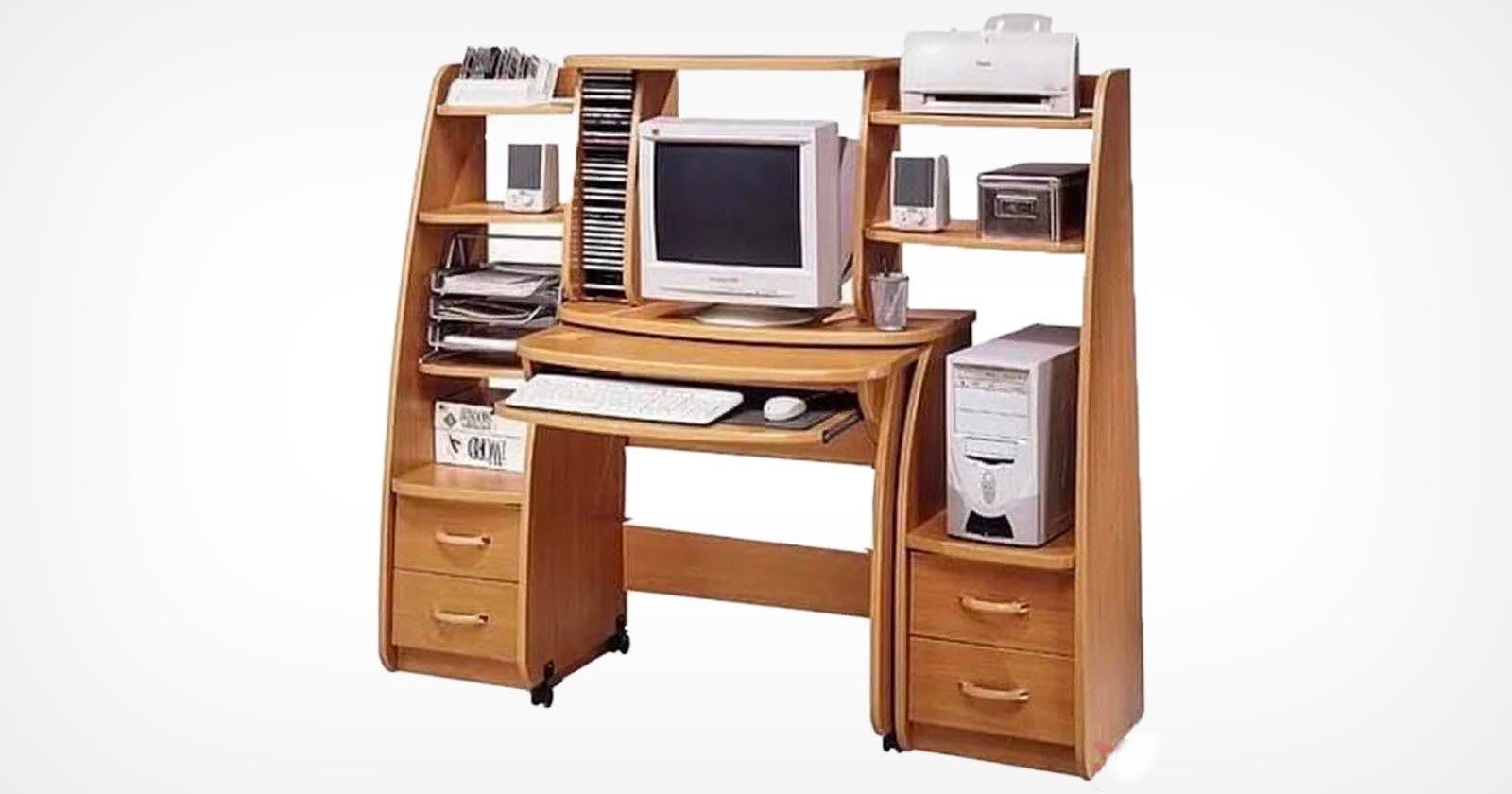  photo classic computer setup taken when internet 