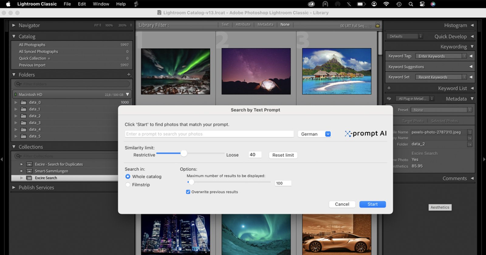 Excire Software Adds AI Text Search to Adobe Lightroom Classic