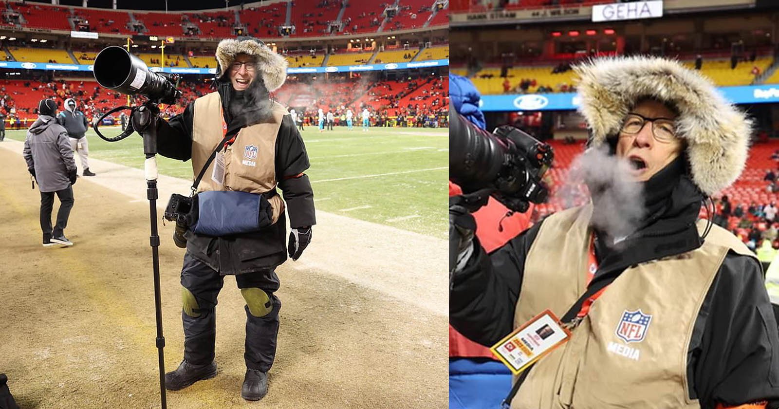 How I Survived Shooting One of the Coldest NFL Games Ever