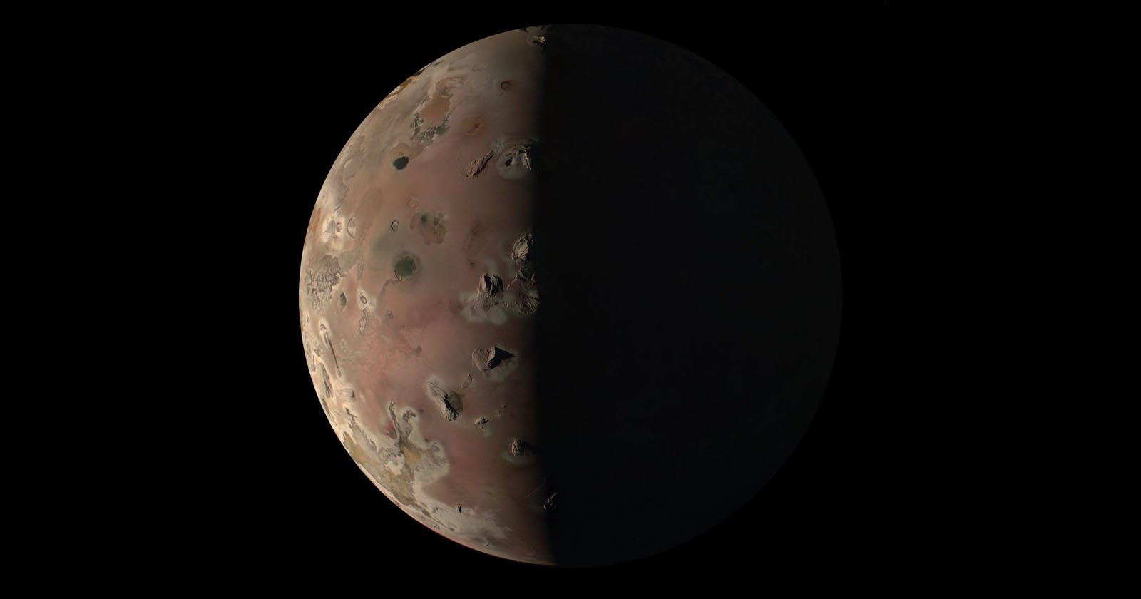 Juno Captures Incredible Image of Jupiters Moon Io During Closest Flyby