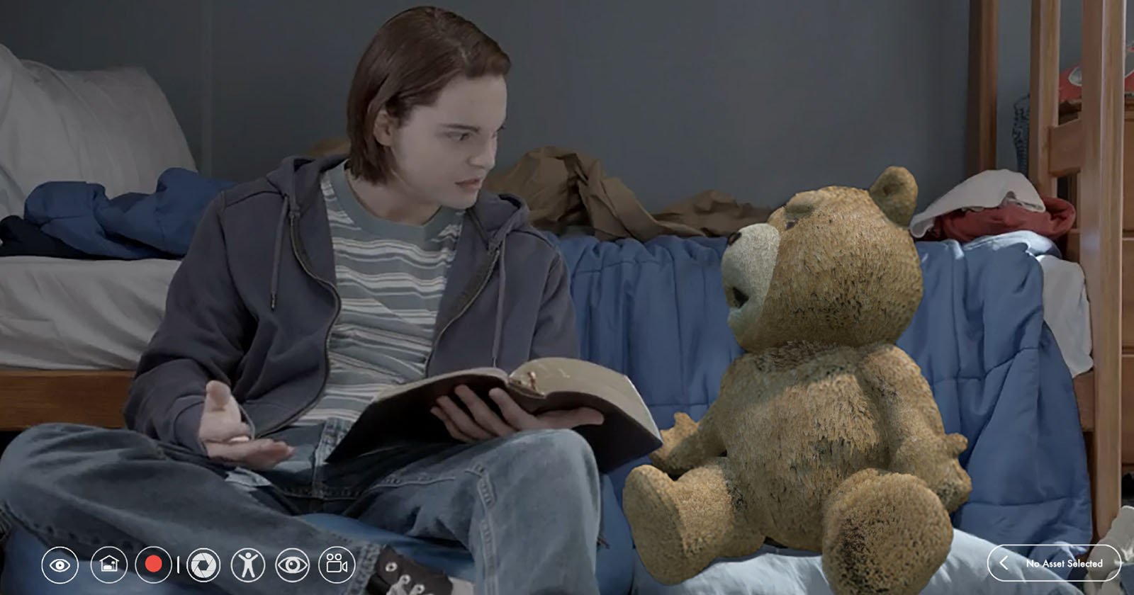 Incredible Tech Brings Ted, the Trash-Talking Teddy Bear, into the Viewfinder