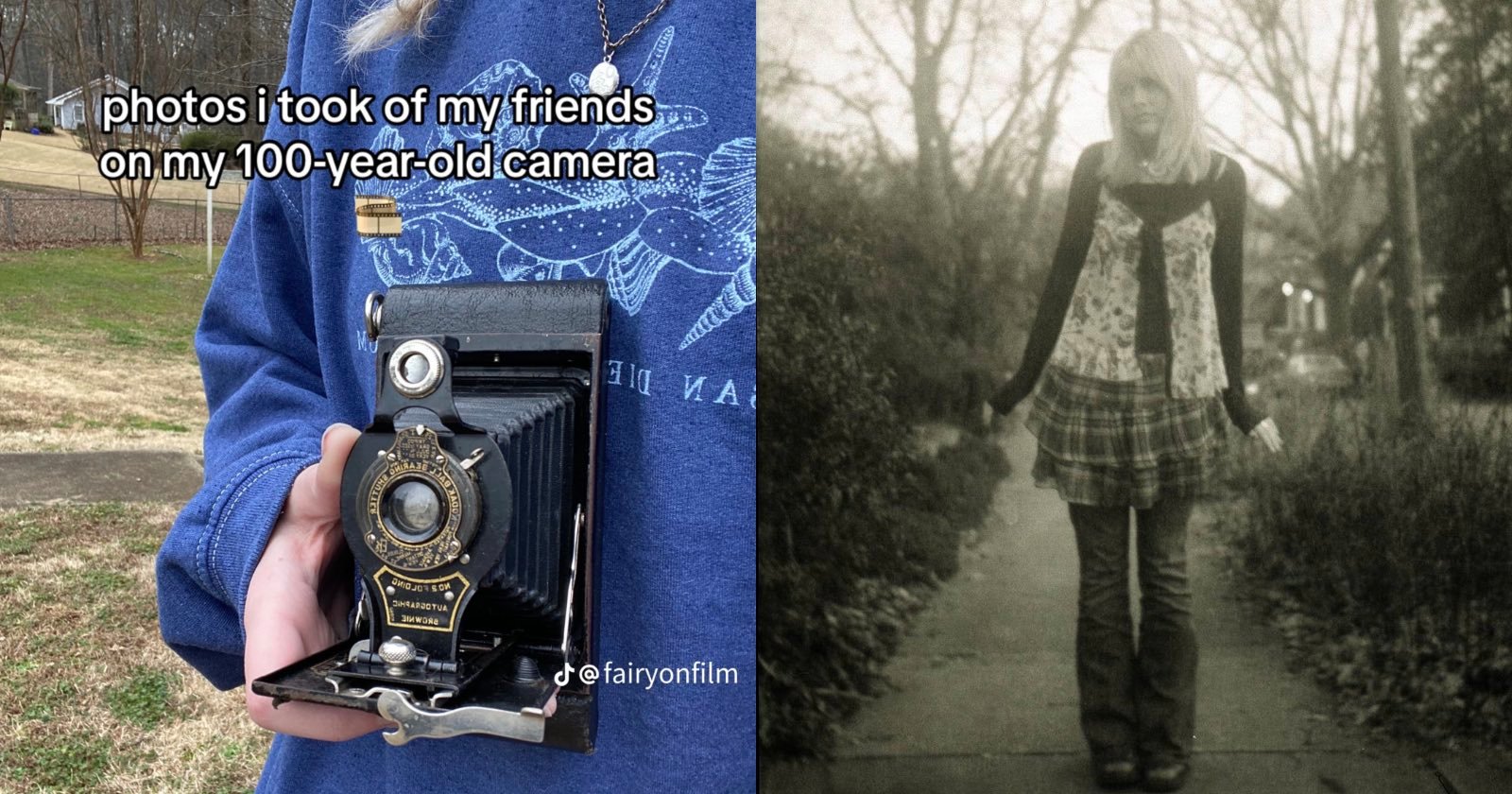  teen photographer shoots portraits her friends 100-year-old camera 