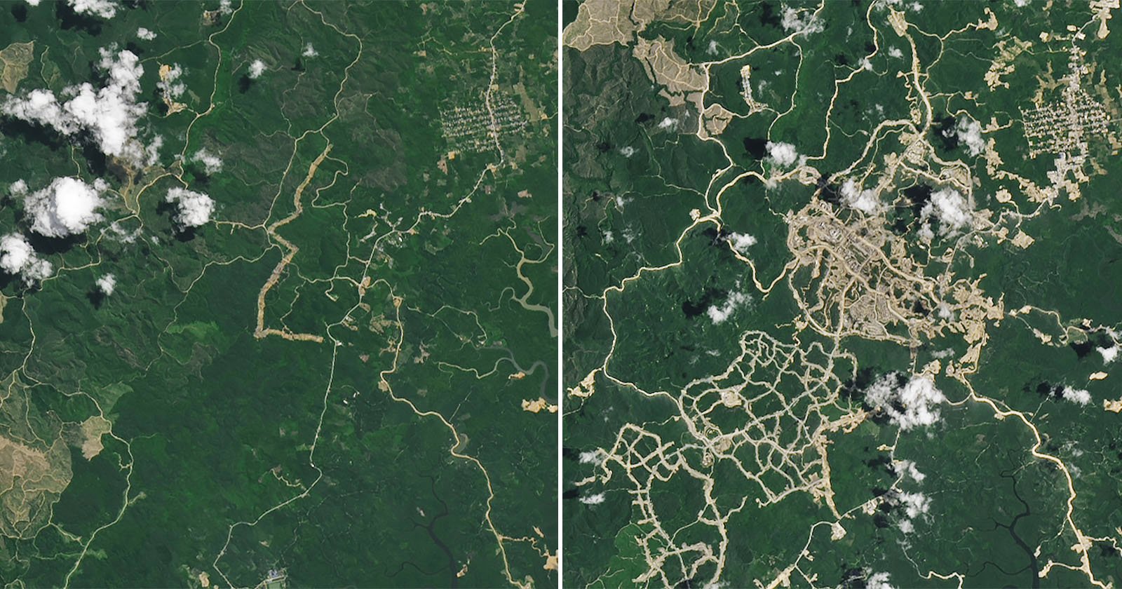 Worlds Newest Capital City Seen Emerging From Space in Satellite Photos