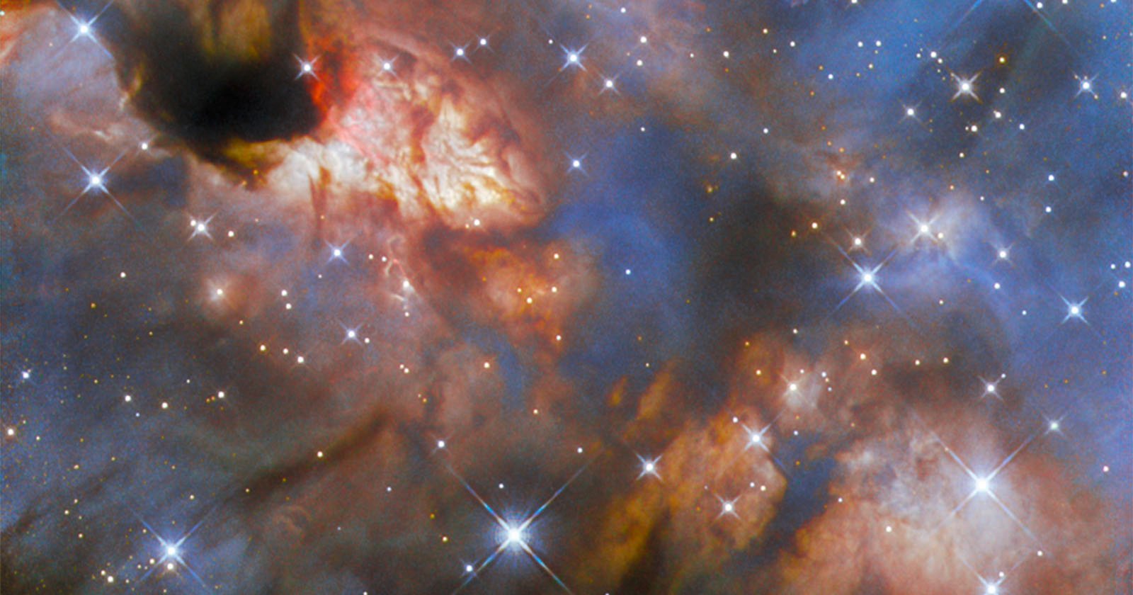 Hubble Captures a Colorful Stellar Nursery in the Milky Way