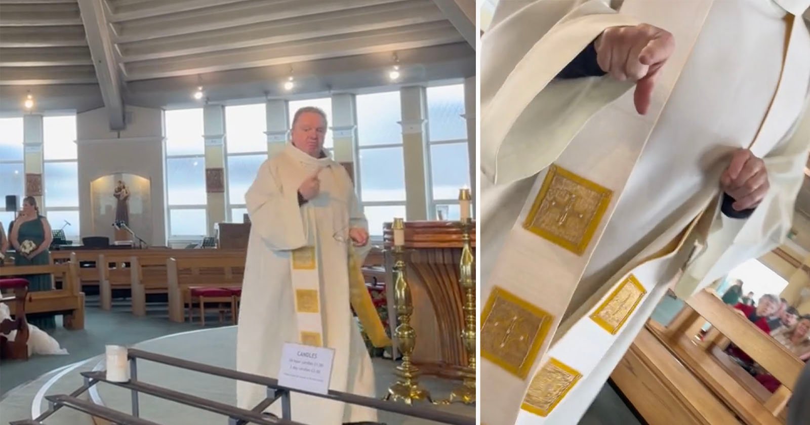 Watch Viral Video of Priest Yelling at Wedding Photographer