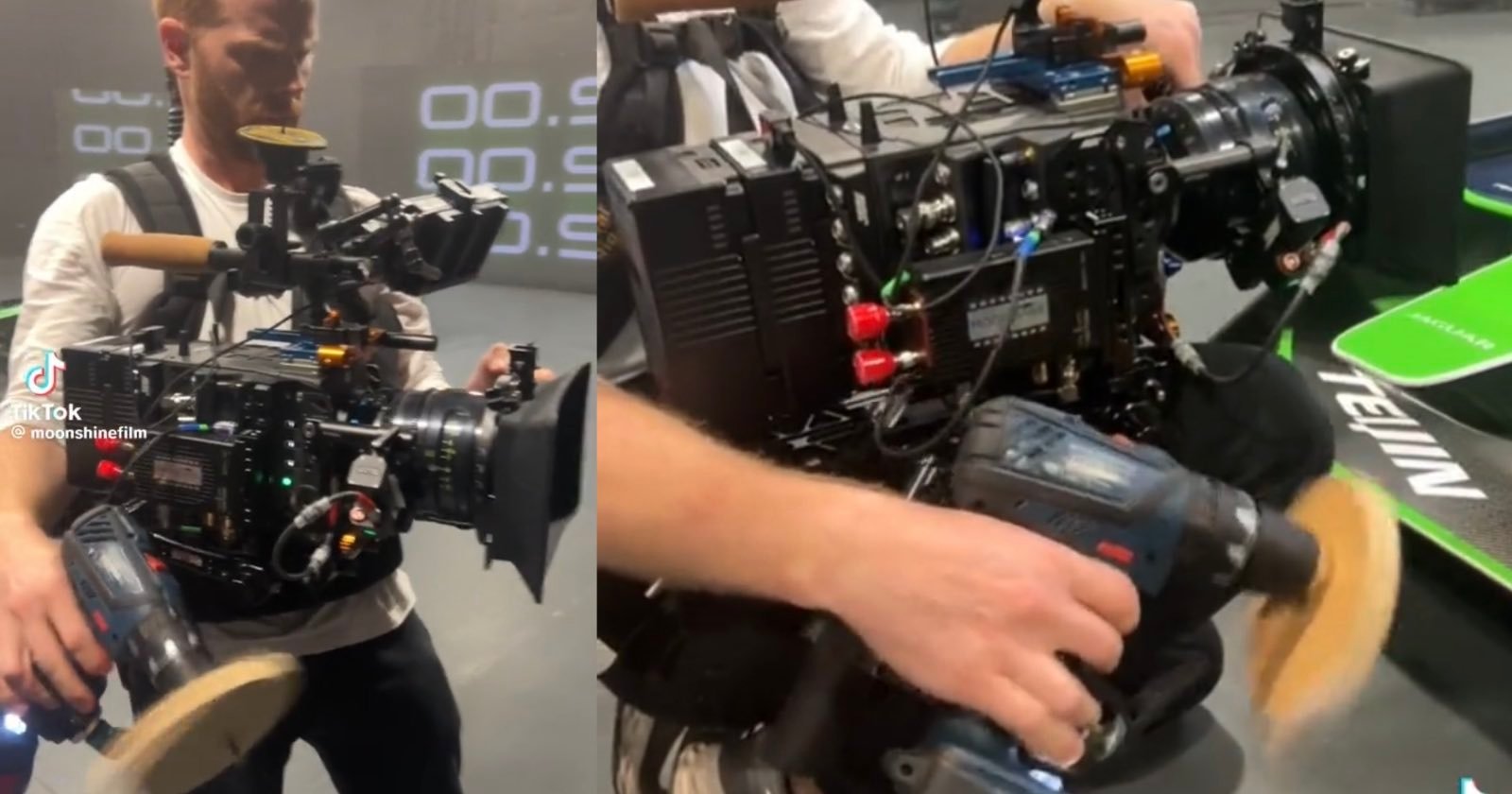  filmmakers create incredible shaky effect attaching drill camera 