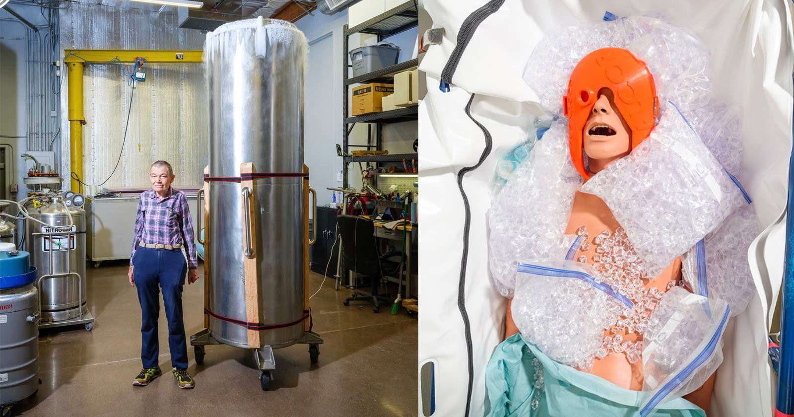  photographer visits creepy cryogenic chamber where 200 bodies 
