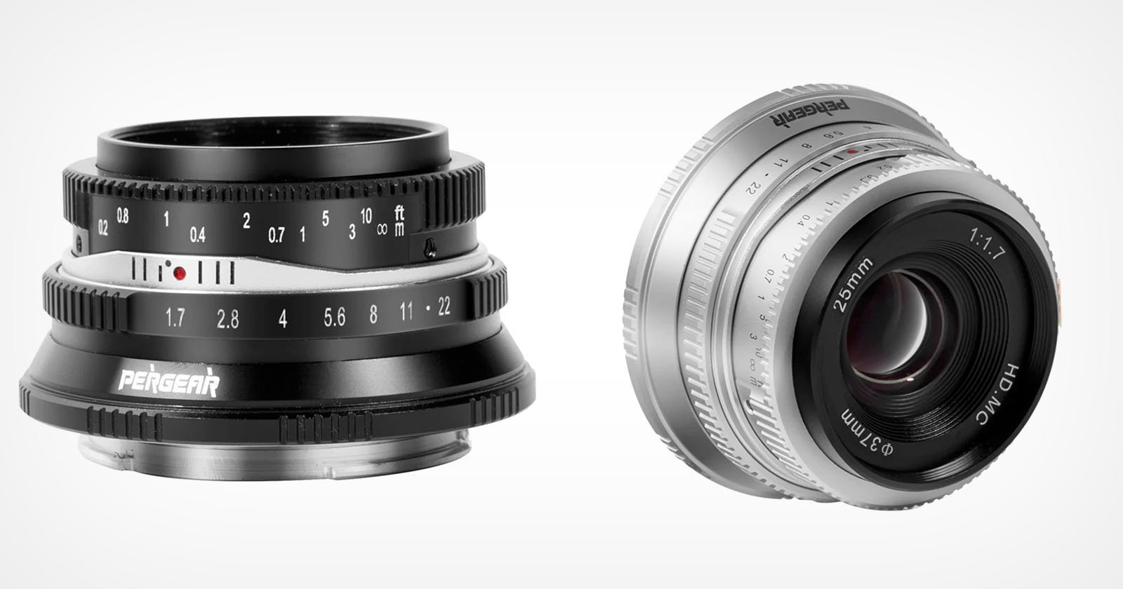 pergear 25mm aps-c lens available now 
