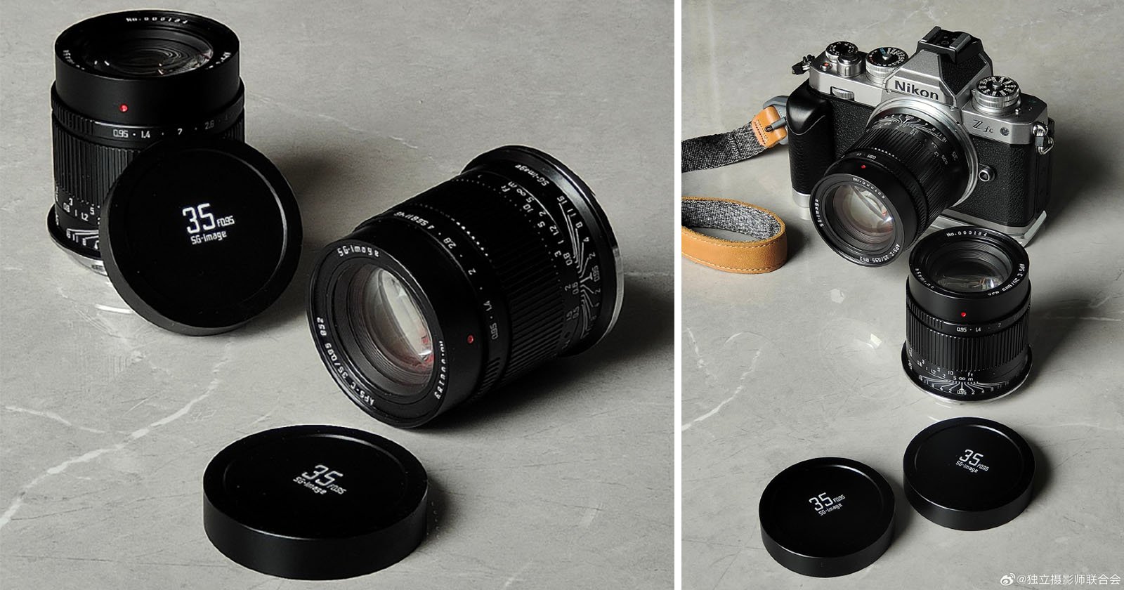 New Lens Company SG-Image Debuts Super-Fast 35mm f/0.95 APS-C Prime