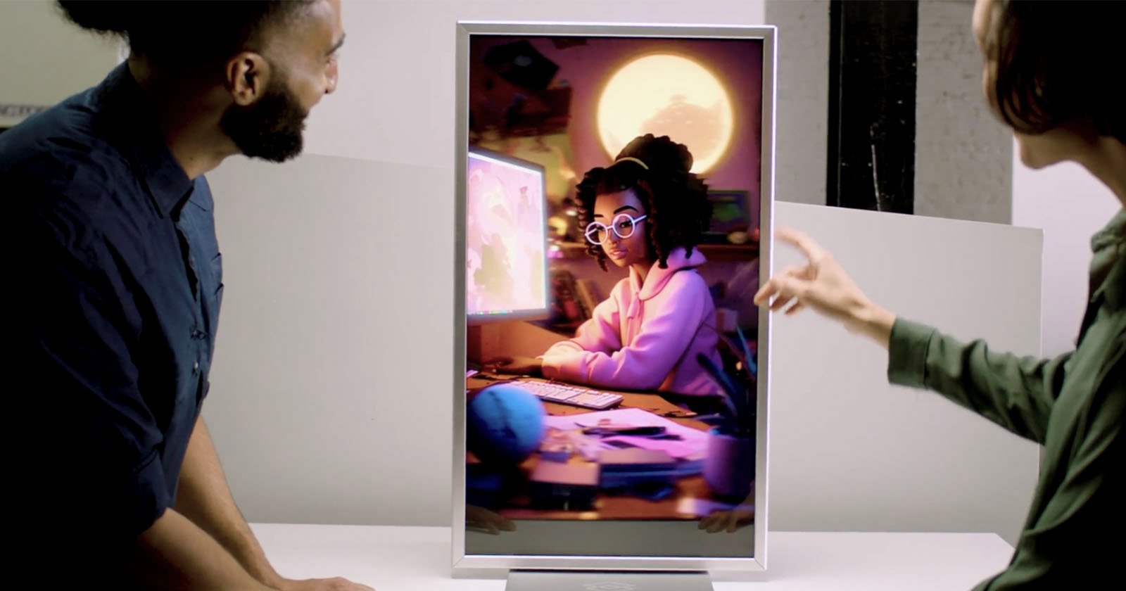  looking glass debuts 16-inch oled 32-inch holographic 