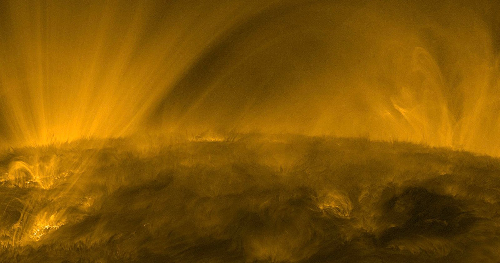 close-up video shows sun fluffy corona extreme 