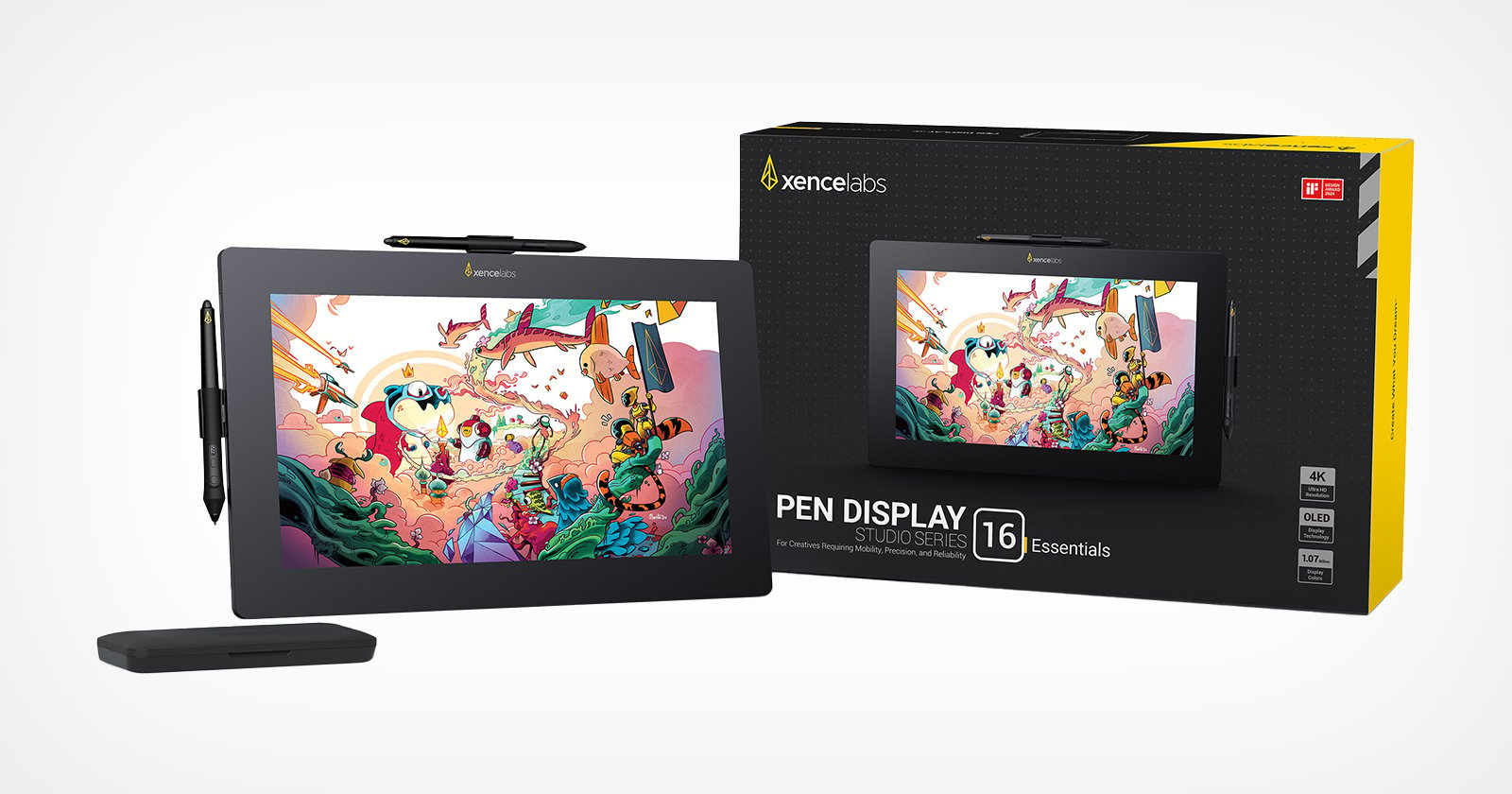 The Xencelabs 4K OLED Pen Display 16 is Light, Bright, and Portable