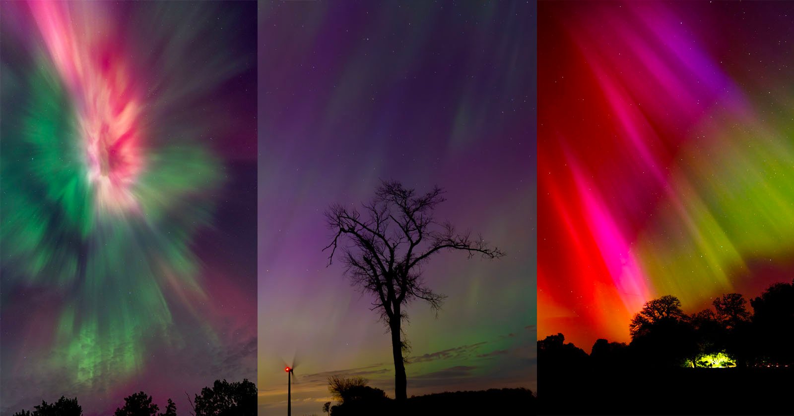  magical photos aurora lights shone over 