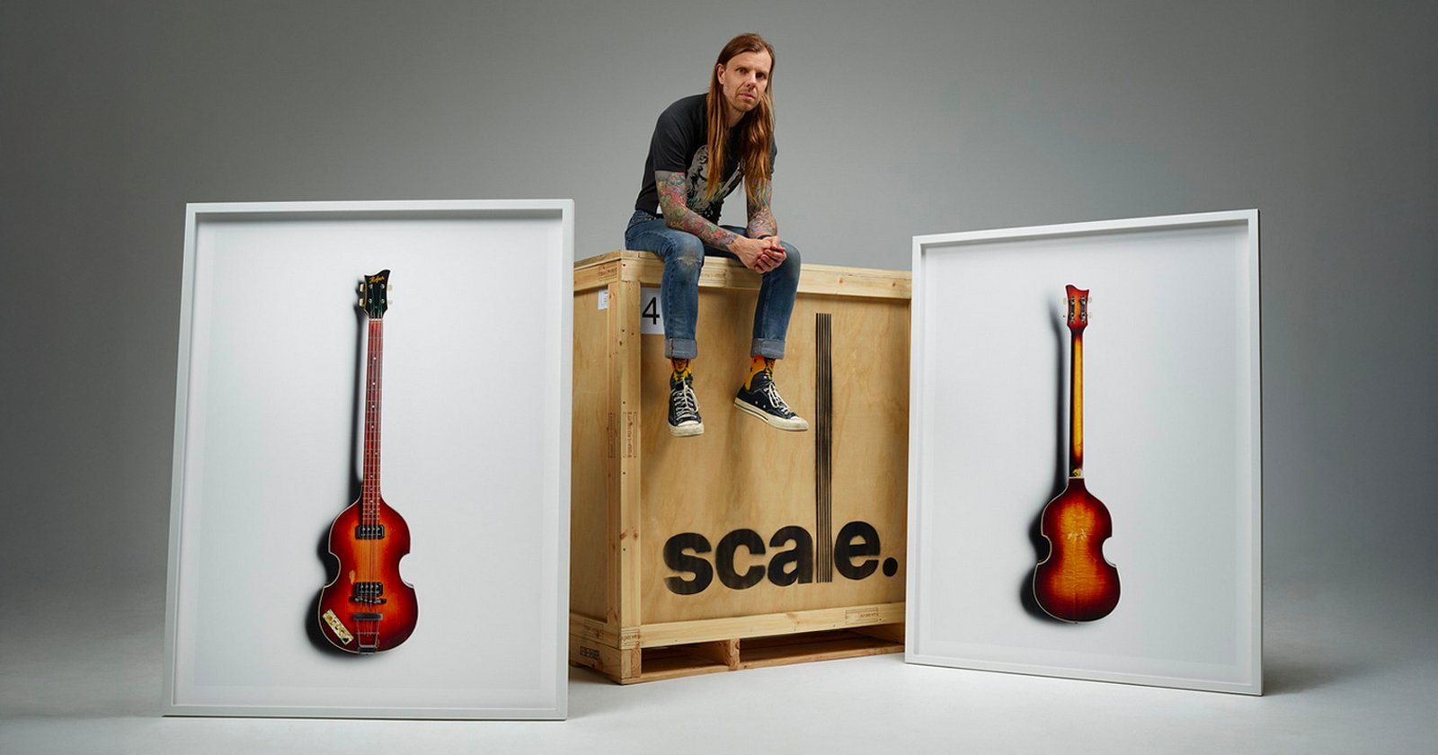 Photographer Showcases Legendary Guitars at Life-Size Scale Photographer Showcases Legendary Guitars at Life-Size Scale