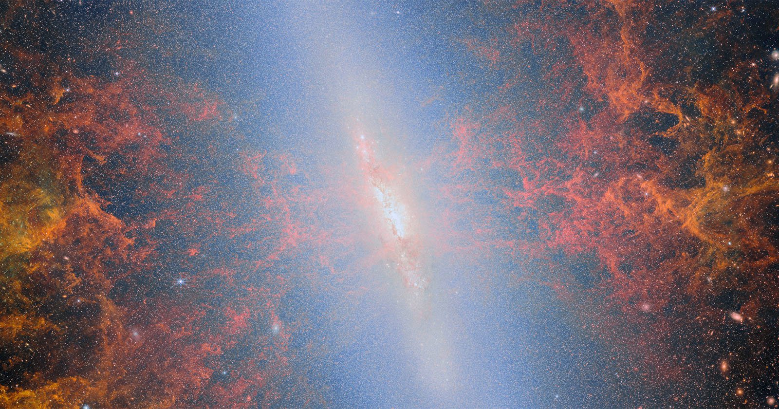 Super-Bright Galaxy Photo Shows How Webb Compares Against Hubble Super-Bright Galaxy Photo Shows How Webb Compares Against Hubble